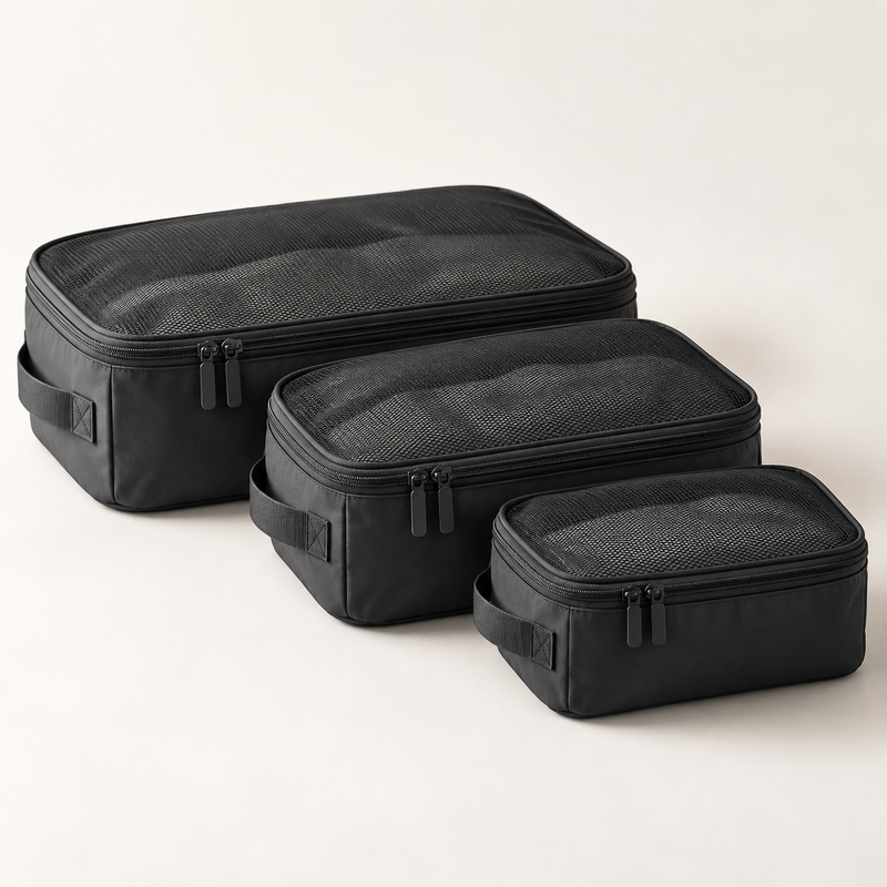 Compression Packing Cubes — 3-Piece Travel Set