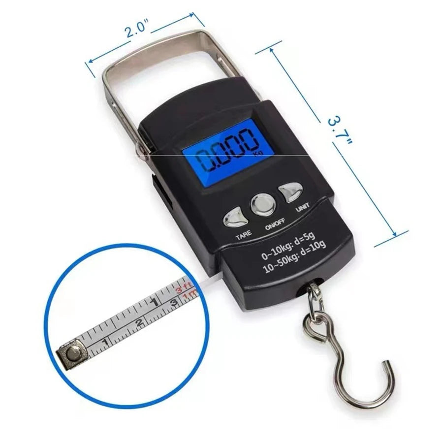 Digital Luggage Scale with Tape Measure