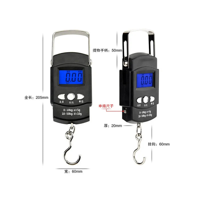 Digital Luggage Scale with Tape Measure